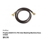 375 pcs Proplus 83251 5 ft. PVC Inlet Washing