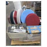 Miscellaneous Items Pictured: Scrub Pads, Drain