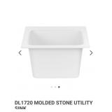 5 pcs DL1720 MOLDED STONE UTILITY SINK
