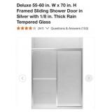 (1) Sterling Deluxe 55-60 in. W x 70 in. H Framed