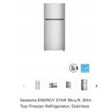 (1) Seasons ENERGY STAR 18cu.ft. 30in.