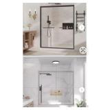 2 pcs: NEW Assorted Sliding Framed Shower Door