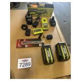 10 pcs Tool Items (9 pcs Ryobi Tools and
