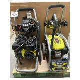 2 pcs Assorted Models Ryobi Pressure Washers