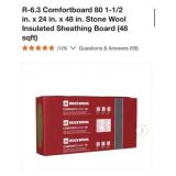 5 packs R-6.3 Comfortboard 80 1-1/2 in. x 24 in.