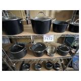 Assorted Pots Pictured on Shelf