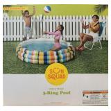 24 pcs Sun Squad Striped Inflatable 3 - Ring