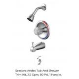 12 pcs Seasons Andes Tub And Shower Trim Kit, 2