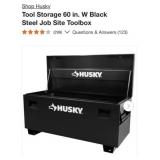 (1) Tool Storage 60 in. W Black Steel Job Site