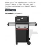 (1) Spirit E-210 2-Burner Liquid Propane Gas
