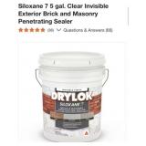 3 pcs Siloxane 7 5 gal. Clear Invisible Exterior