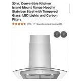 (1) Golden Vantage 30 in. Convertible Kitchen
