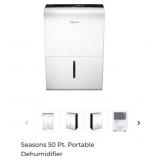 (2) Seasons 50 Pt. Portable Dehumidifier