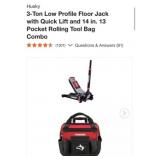 2 pcs Husky Floor Jacks