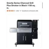 (1) Masterbuilt Gravity Series Charcoal Grill Plus