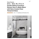 4 pcs Peorsily 44 in. - 48 in. W x 74 in. H