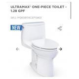 (1) Toto ULTRAMAXï¿½ ONE-PIECE TOILET - 1.28 GPF