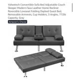 3 pcs Two Seat Sofa Bed with Drop Down Coffee