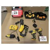 Assorted Tools and (2) Empty Tool Bags