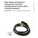 40 pcs new Dryer Plugs and Cords for Universal