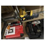 3 pcs Tools - DeWalt Nailer and (2) Porter-Cable