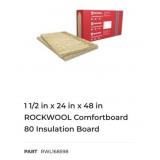 6 packs Rockwool 11/2 in x 24 in x 48 in