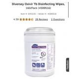 12 packs Diversey Oxivir Tb Disinfecting Wipes,