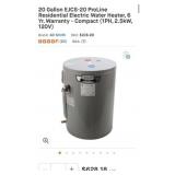 (1) 20 Gallon EJCS-20 ProLine Residential