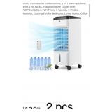 4 pcs Assorted Coolers and Fans