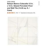 552 sq. ft. Daltile Selwyn Bianco Calacatta 12