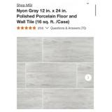 448 sq. ft. MSI Nyon Gray 12 in. x 24 in.