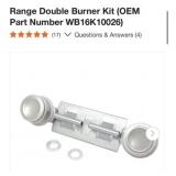 30 Packs Range Double Burner Kit (OEM Part Number