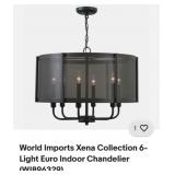 3 pcs World Imports Xena Collection 6-Light Euro I