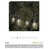 13 packs Artika Eclipse Solar String Lights 42 f