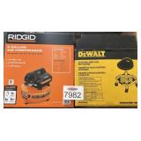 2 Assorted Items- Ridgid and DeWalt