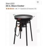 2 pcs  LOCO 22 in. Disco Cooker