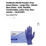 4 boxes of 200 pcs ProWorks Nitrile Powder-Free