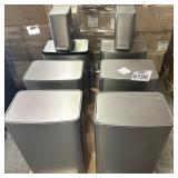 8 pcs Assorted Open Box Trash Bins