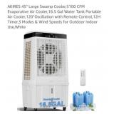 (1) AKIRES 45" Large Swamp Cooler,5100 CFM