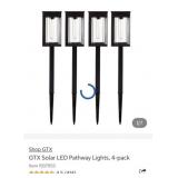 13 packs Testrite Rotating Solar Bollard Lights,