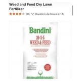 17 50 lb. Bags Weed and Feed Dry Lawn Fertilizer