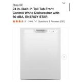 (1) GE 24 in. Built-In Tall Tub Front Control