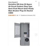 2 Square D Main Breaker