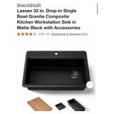 2 pcs Kohler Items: Bathroom and Kitchen Sinks