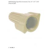 10 Packs of 500 602630 Wing-Type Wire Connector,