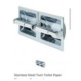 60 pcs NEW Renown Stainless Steel Twin Toilet