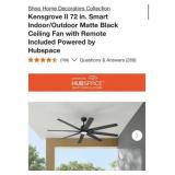 2 pcs Assorted Ceiling Fans