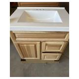 (1) Bathroom Vanity Cabinet with Top 30 in. x