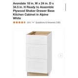 2 pcs Hampton Bay  Cabinets