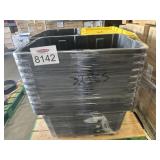 (30 pcs ) HDX 27 Gallon Heavy Duty Totes  (2) Lids